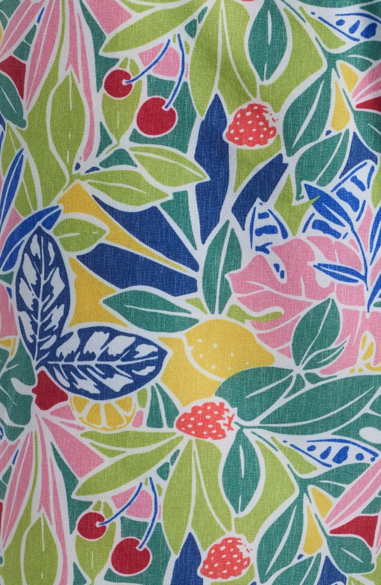 johnnie-O Zest 7-Inch Floral Swim Trunks, Alternate, color, Lake