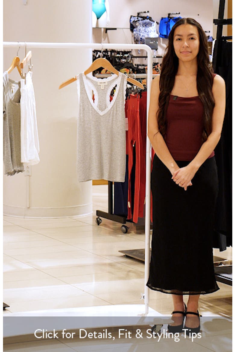 Daydream Rib Lace Trim Tank video