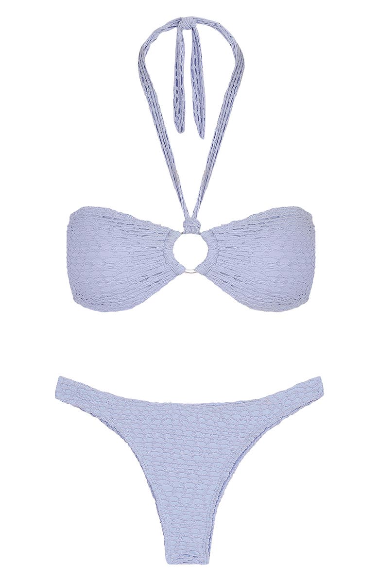 ViX Paula Hermanny Solid Bikini Bottoms, Alternate, color, Blue