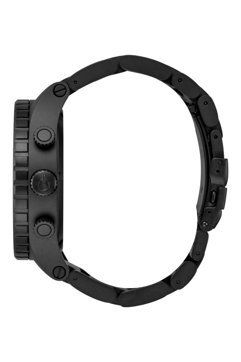 51-30 Chronograph Bracelet Watch, 51mm, Alternate, color, BLACK / WHITE / BLACK