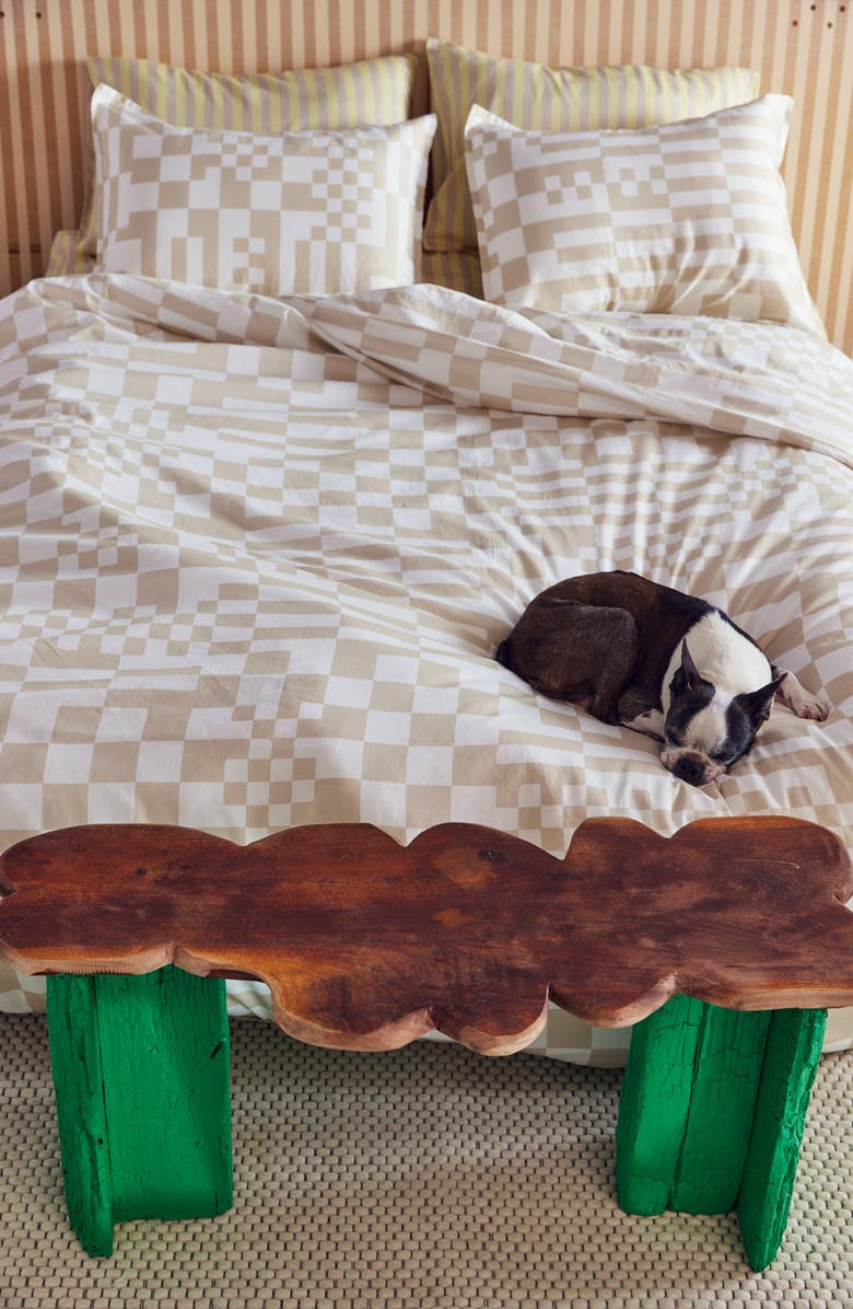 Dusen Dusen Set of 2 Check Pillowcases, Alternate, color,