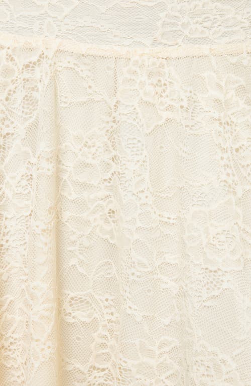 Princess Polly Enless Lace Midi Skirt In White