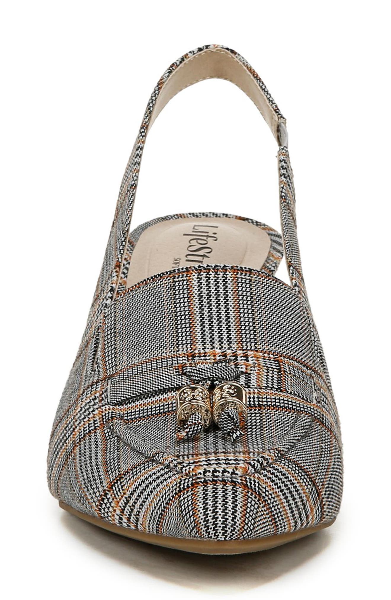 LifeStride Audrey Slingback Tassel Loafer Pump, Alternate, color, 