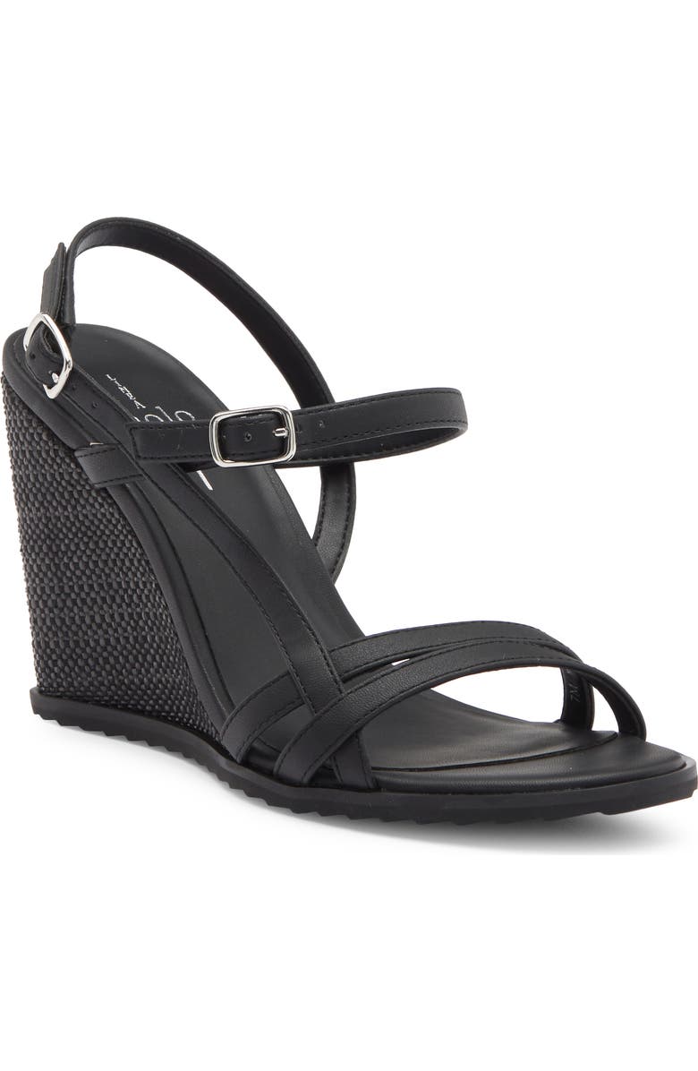 Linea Paolo Esme Wedge Sandal, Main, color, Black
