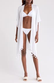 Nordstrom Print Tassel Duster