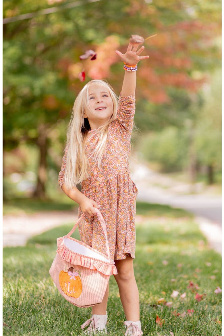 Pumpkin Hearts Girls' Bracelet, Alternate, color, Orange