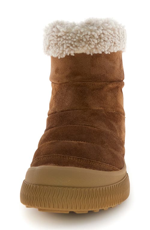 Voile Blanche Pan Genuine Shearling Lined Bootie In Multi