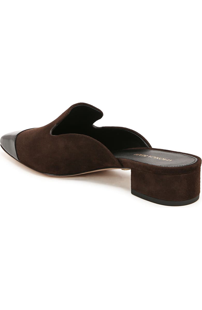 Veronica Beard Cecile Cap Toe Mule, Alternate, color, Espresso/ Black
