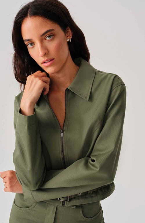 Leman Mercer Sloane Jacket In Green