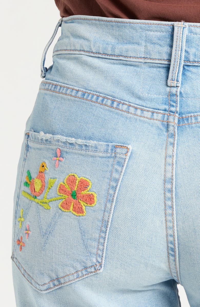 MOTHER The Scooter Ankle Bootcut Jeans, Alternate, color, Going Out On A Limb