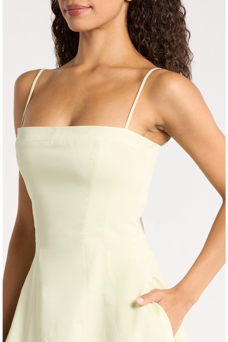 Dolly Seamed Midi Sundress, Alternate, color, MATCHA GREEN