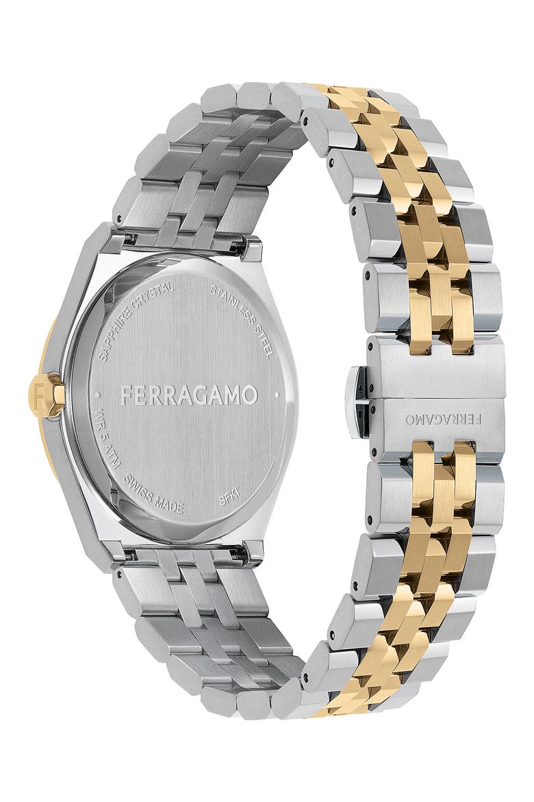 Vega New Two-Tone Bracelet Watch, 40mm, Alternate, color, TWO TONE