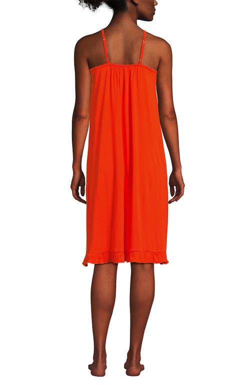 Lands' End Cooling Knee Length Slip Nightgown