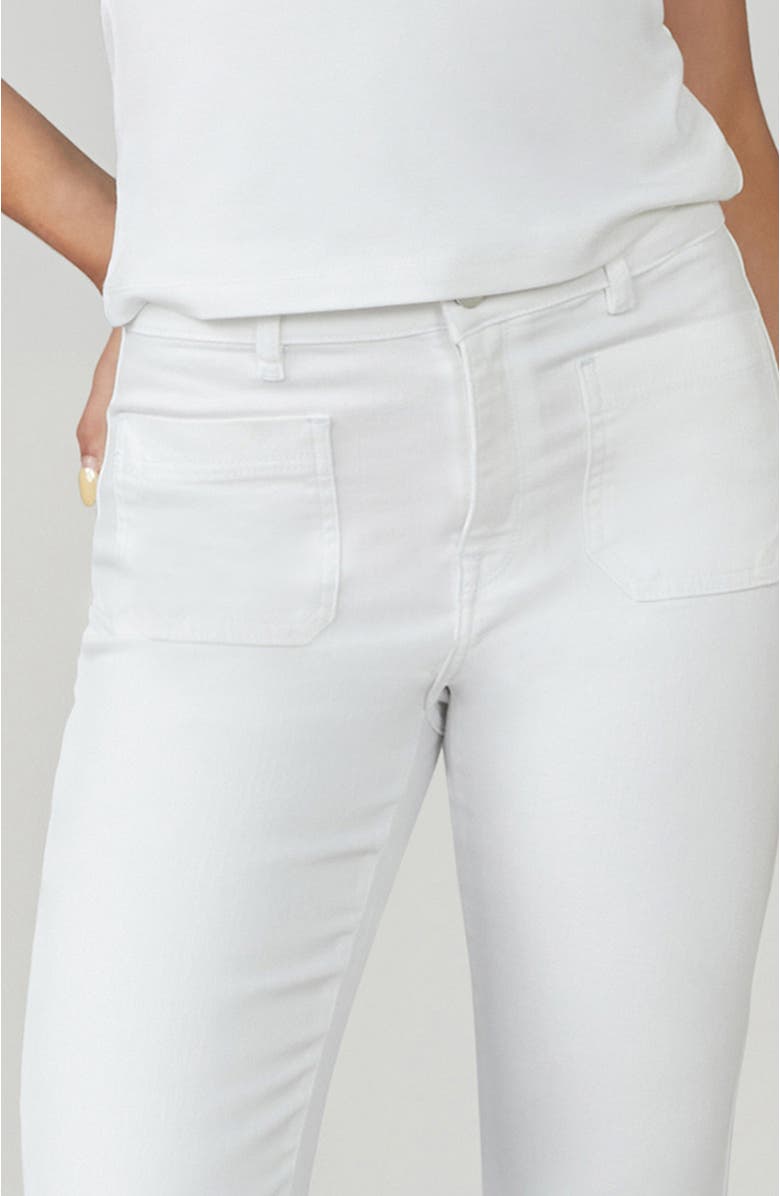 Lola Jeans Alice High Rise Flare Jeans, Alternate, color, White