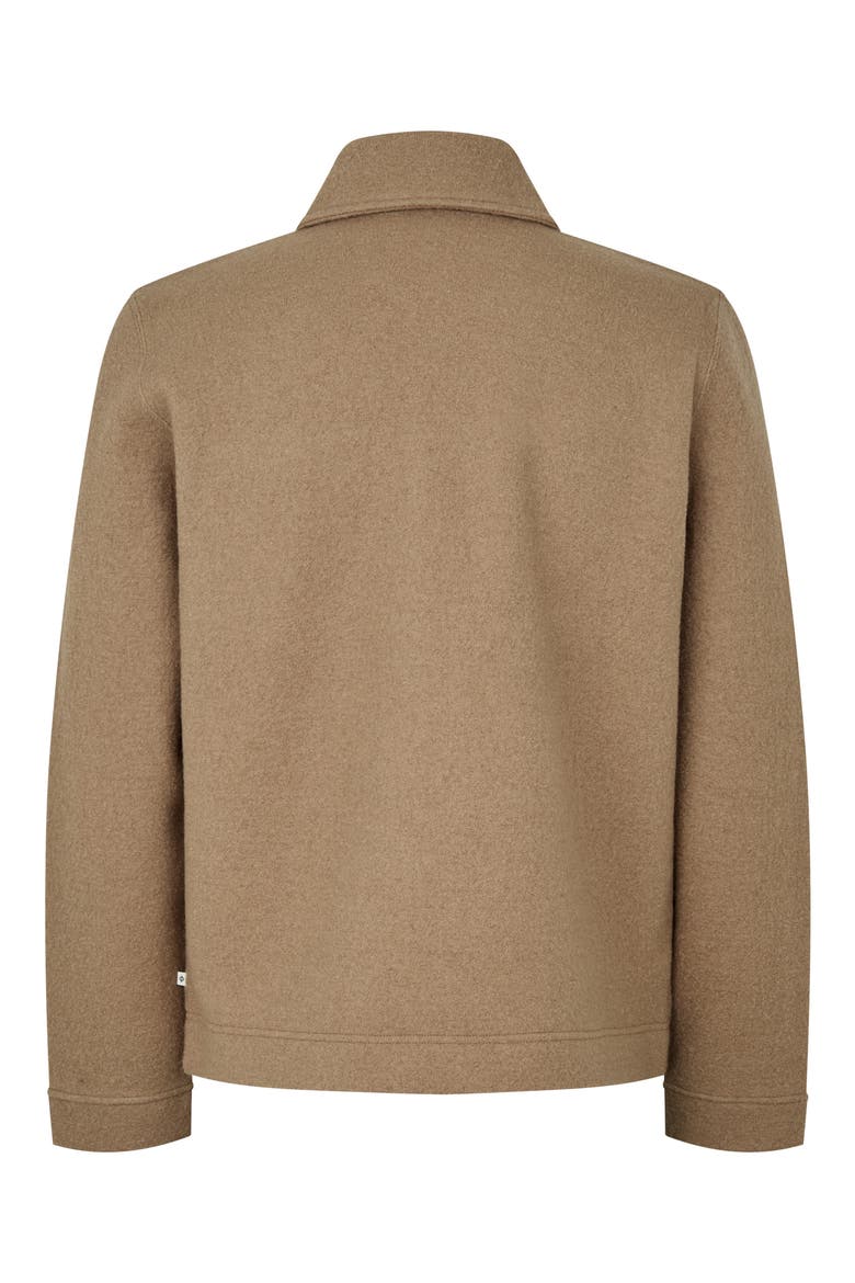 Hannes Wool Blend Zip Shirt Jacket, Alternate, color, LEAD GRAY