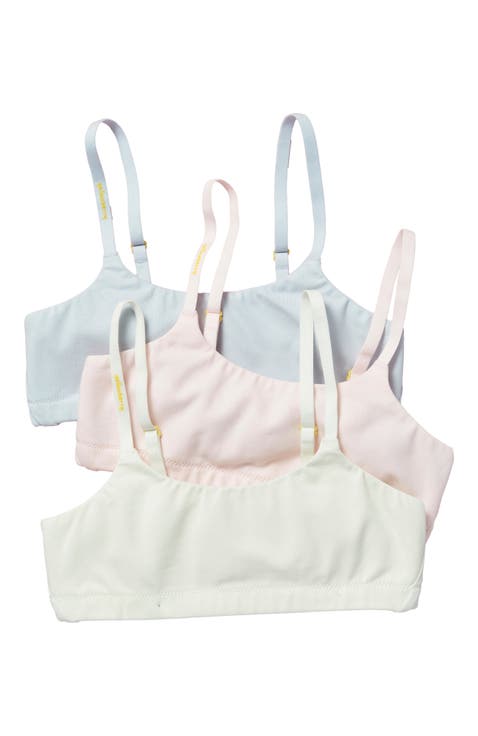 Pipit Pima Cotton Bra 3PK