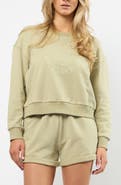 Viens Avec Moi The Lakeside Set Cotton Graphic Sweatshirt