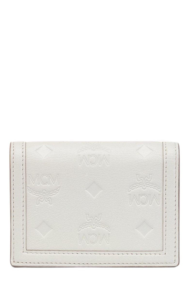 MCM Tracy Wallet in Embossed Monogram Leather, Alternate, color,