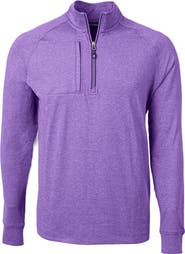 Cutter & Buck Adapt Heather Quarter Zip Pullover