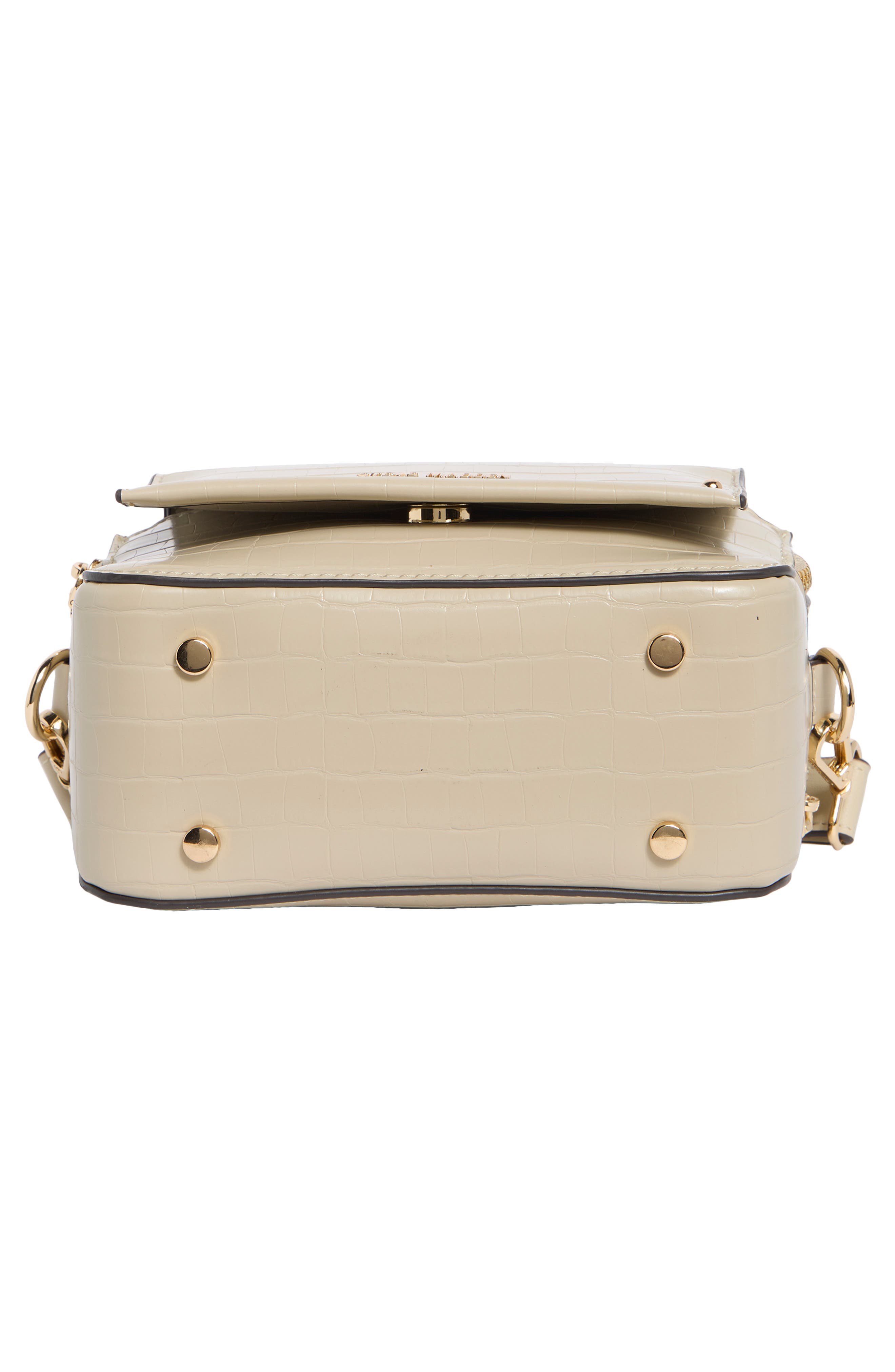 Steve Madden Clarke Crossbody Bag, Alternate, color, Oatmilk Croco