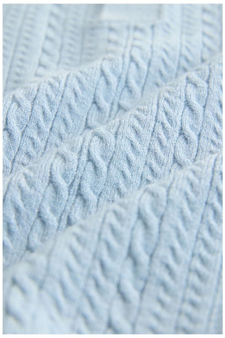 Kids' Cable Polo Sweater, Alternate, color, BLUE