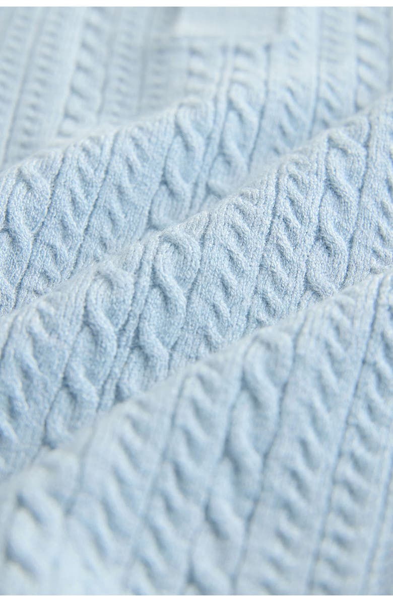 NEXT Kids' Cable Polo Sweater, Alternate, color, Blue