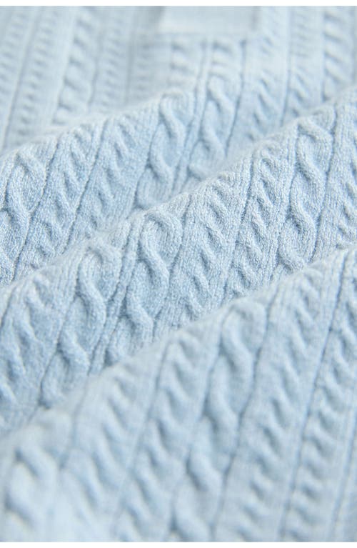 Next Kids' Cable Polo Sweater In Blue