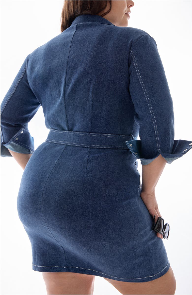 AS by DF Gianna Dress, Alternate, color, Med Wash Denim