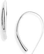 NORDSTROM RACK Oval Threader Hoop Earrings