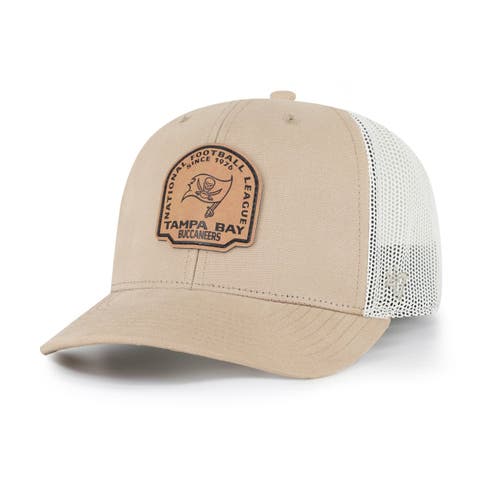 Men's '47 Khaki Tampa Bay Buccaneers Bonehide Trucker Adjustable Hat