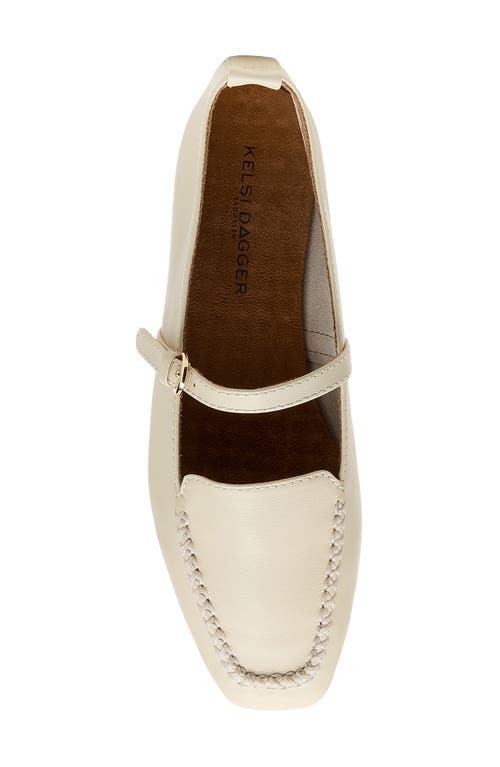 Kelsi Dagger Brooklyn Ferry Mary Jane Loafers In Sand