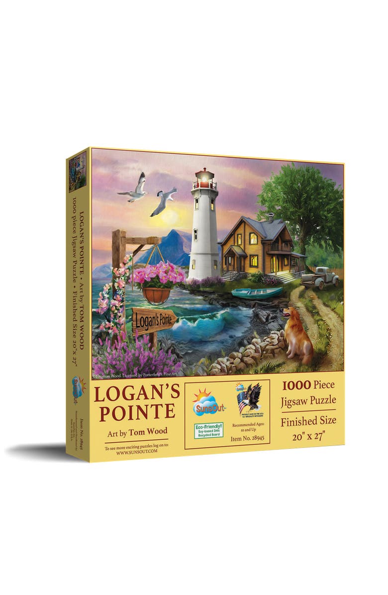 Sunsout Logan's Pointe 1000 piece Jigsaw Puzzle for Adults, Main, color, Multicolor