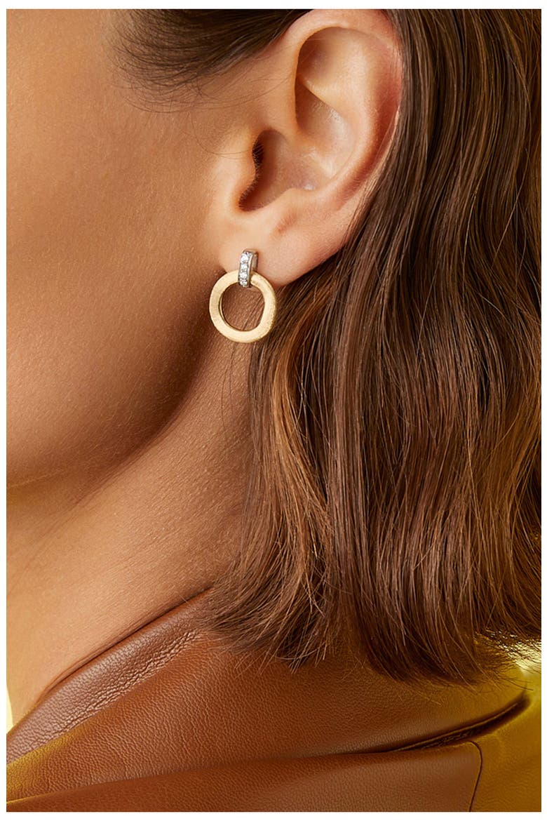 Jaipur Gold 18K Drop Earrings with Diamonds, Alternate, color, YELLOW GOLD