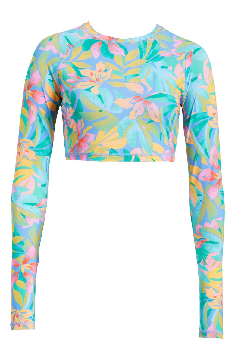 Billabong Tropic Daze Crop Long Sleeve Rashguard, Alternate, color, 