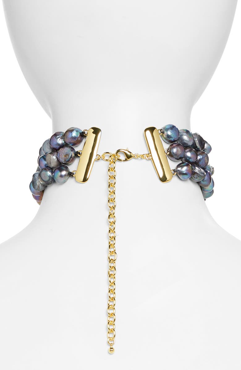 Cult Gaia Nora Freshwater Pearl Choker, Alternate, color,