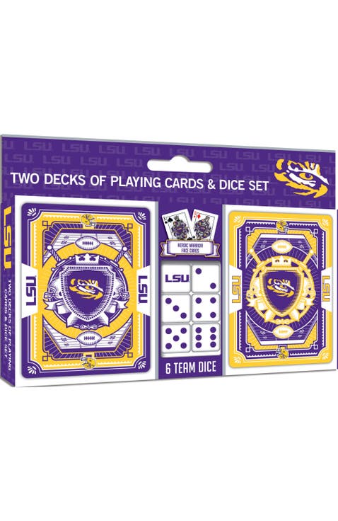 LSU Tigers Playing Cards & Dice