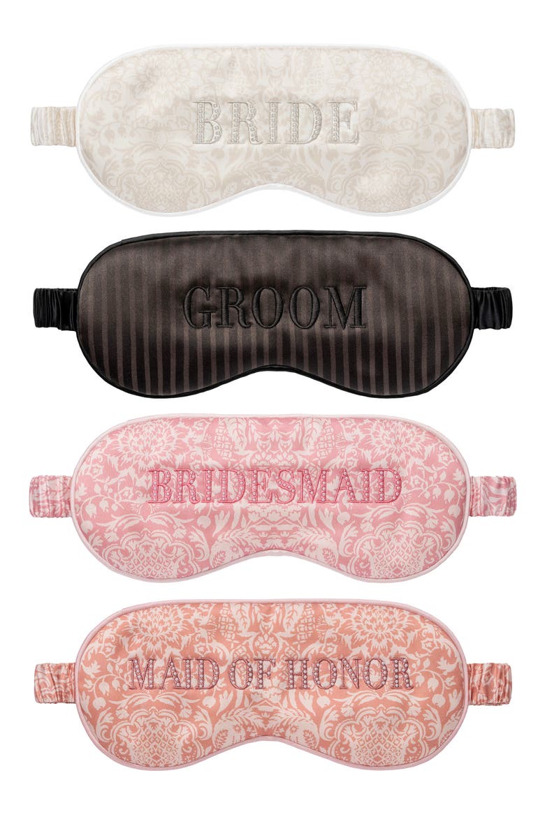 Wedding Party Sleep Mask, Alternate, color, BRIDESMAID