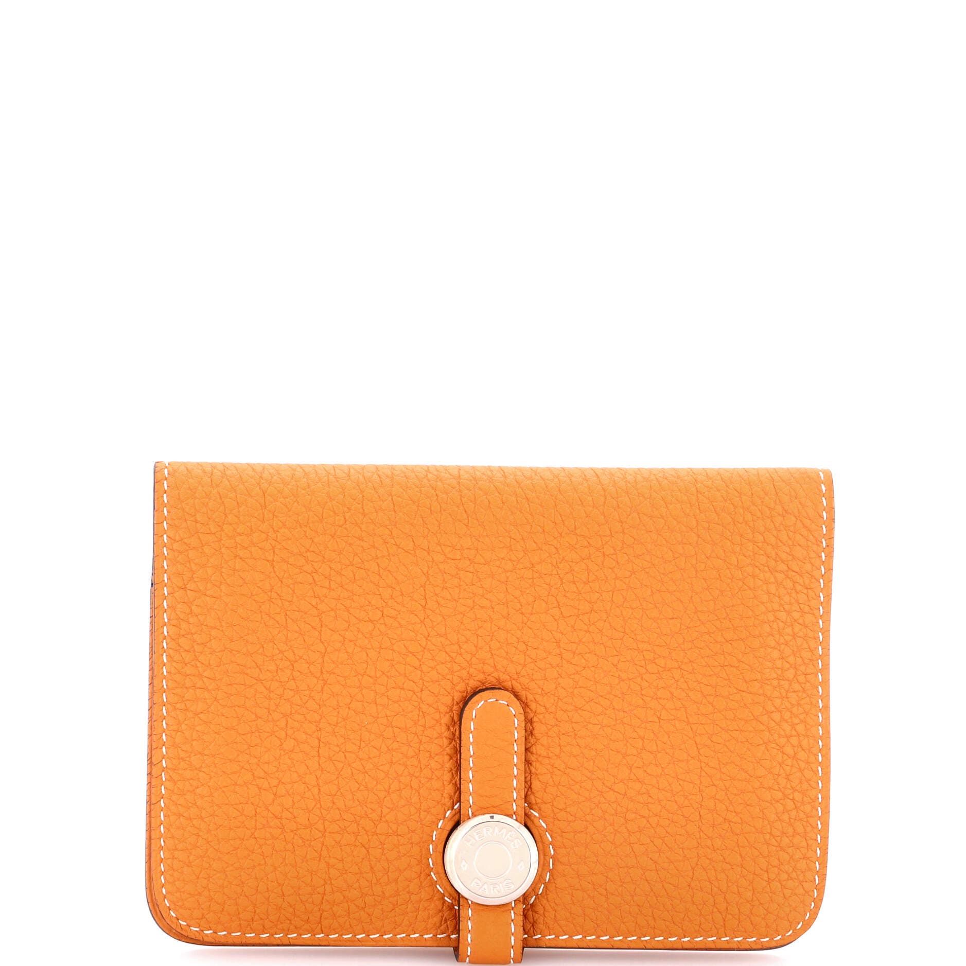 Dogon Compact Wallet Leather, Main, color, Brown