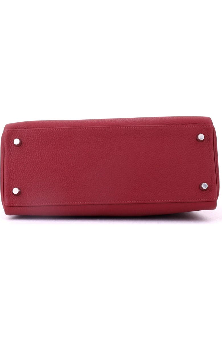 Pre-Owned Hermes Kelly Handbag Red Togo with Palladium Hardware 28, Alternate, color, Rouge Grenat