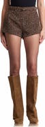 Avec Les Filles Pitched Hem Micro Shorts