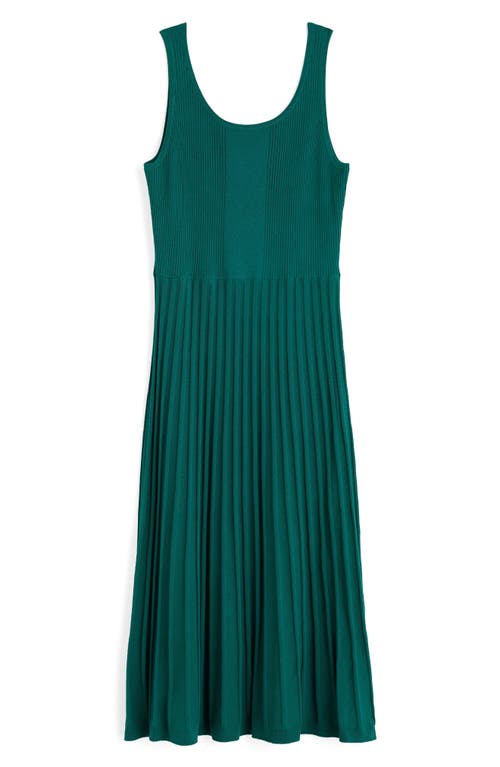 Seasalt Cornwall Sunlight Summer Sleeveless Rib Sweater Dress In Knit Melange Pine Shoots