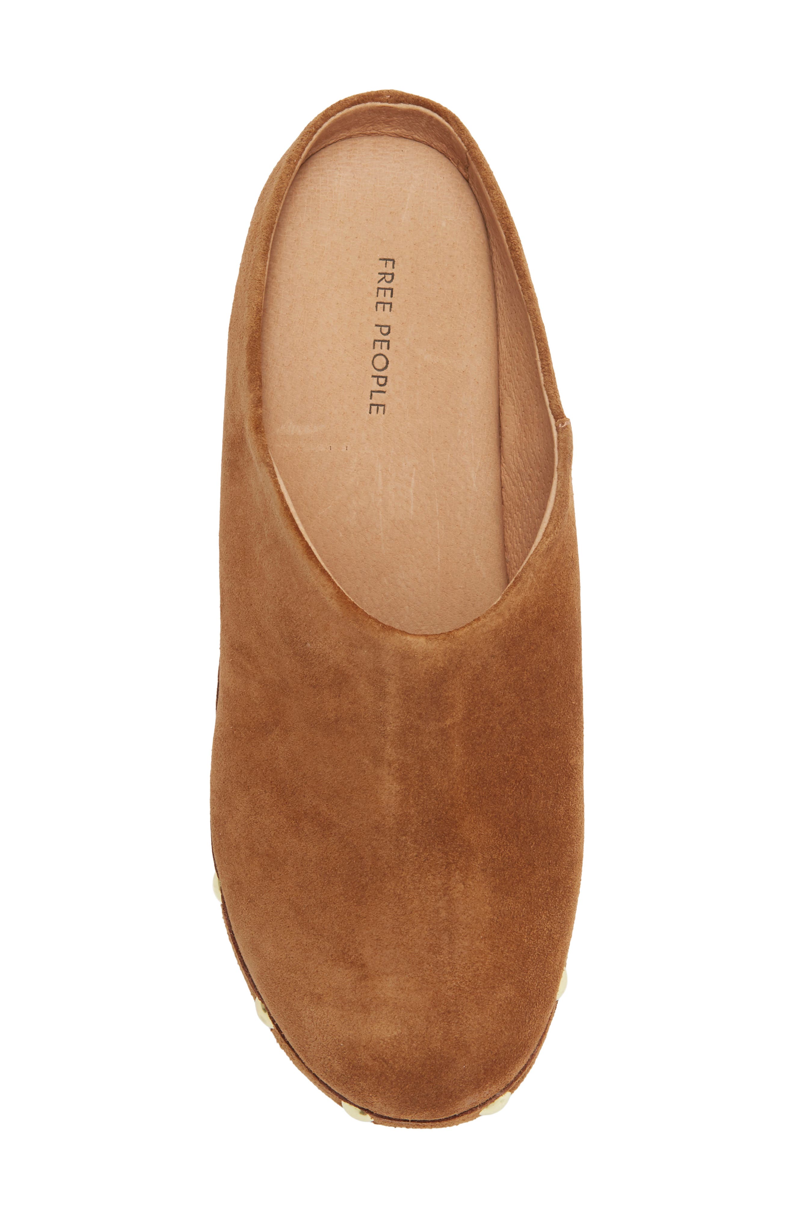 Calli Platform Clog, Alternate, color, TAN SUEDE
