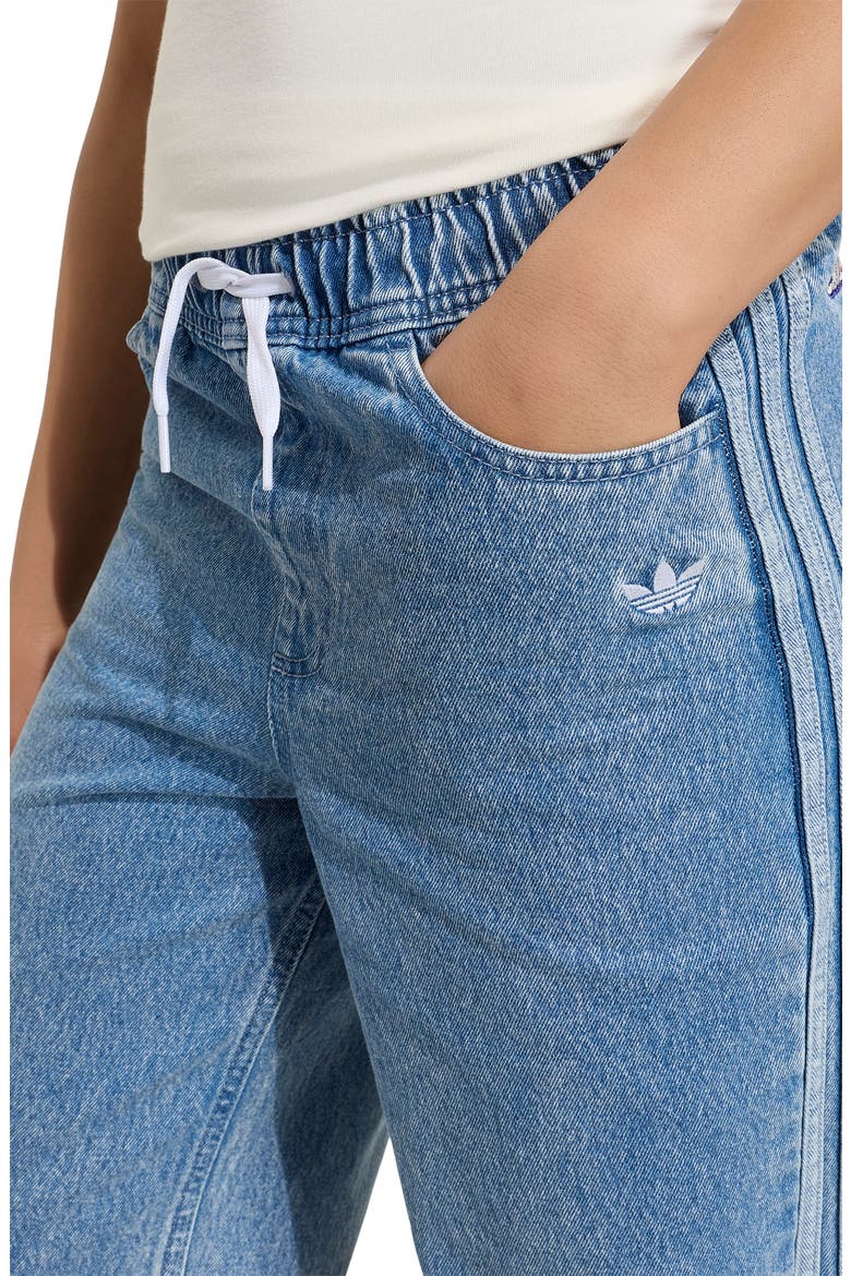 Kids' Originals Cloud Graphic Elastic Waist Jeans, Alternate, color, LIGHT DENIM