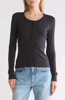 rag & bone Essie Ribbed Henley