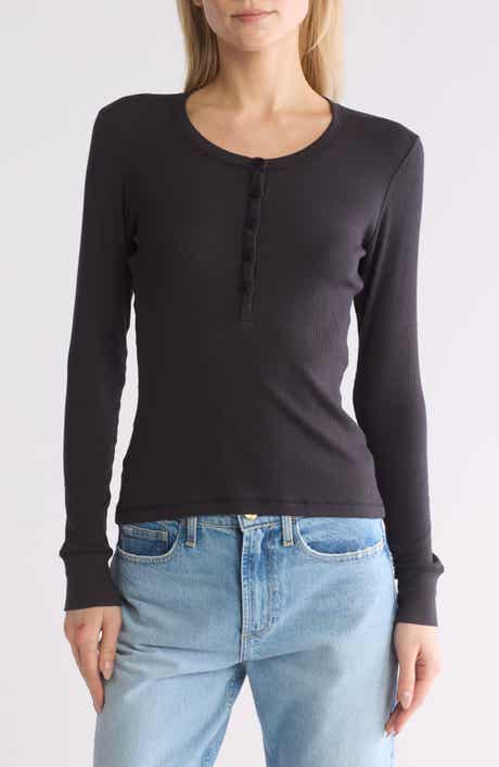 rag & bone Essie Ribbed Henley