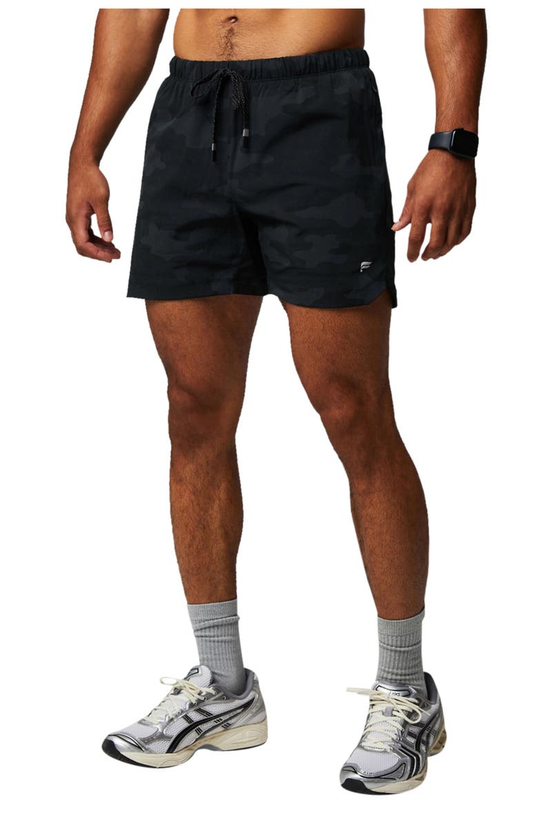 Fabletics Men's The 5" One Short, Alternate, color, Black Tactical Camo