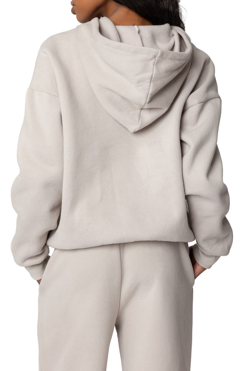 EDIKTED Brooklyn NY Graphic Hoodie, Alternate, color, Beige