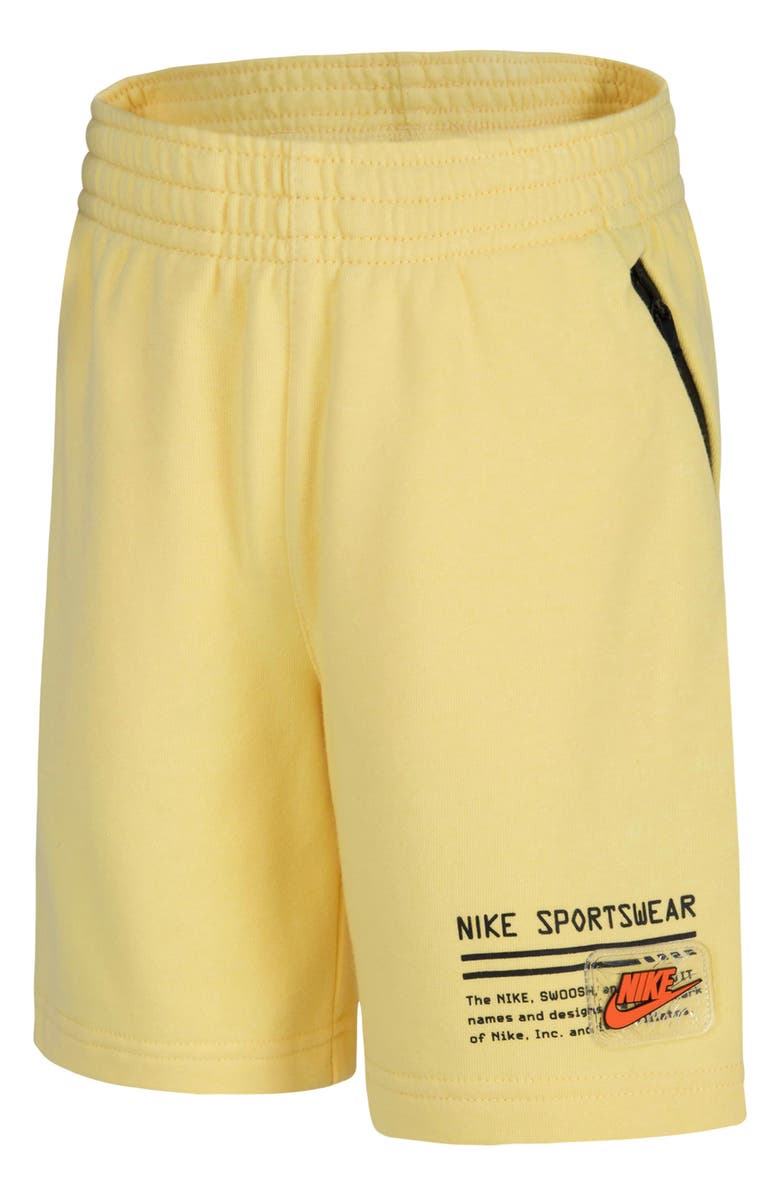 Nike Kids' Sportswear Fleece Sweat Shorts, Alternate, color, Y6xsoft Ye