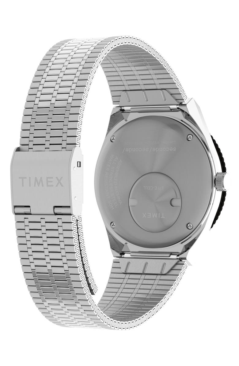 Timex<sup>®</sup> Q Timex Bracelet Watch, 38mm, Alternate, color, Silver