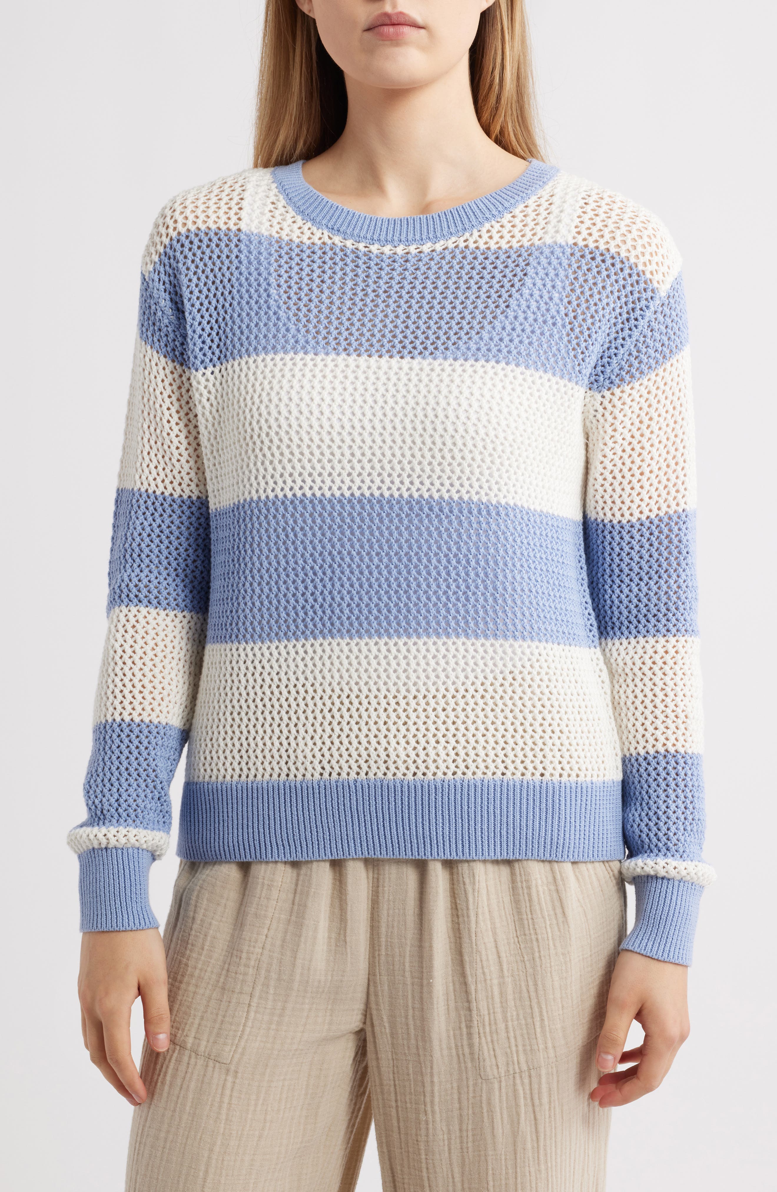 selected PERRY BLUE/IVORY